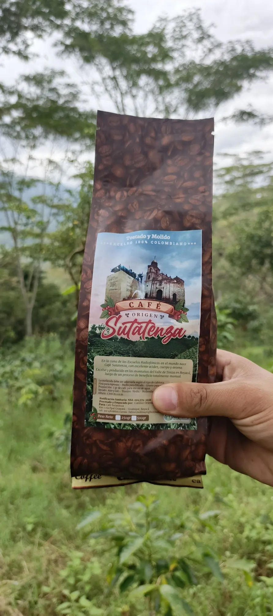 Cafe local Sutatenza Boyaca